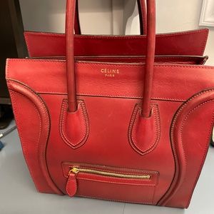 Celine Paris Micro Luggage Handbag